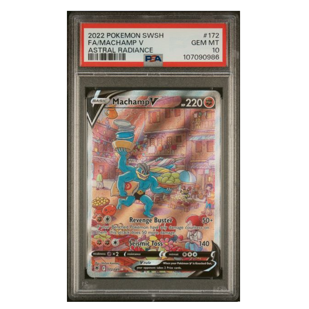 Machamp V Alternate Art Astral Radiance #172 PSA 10
