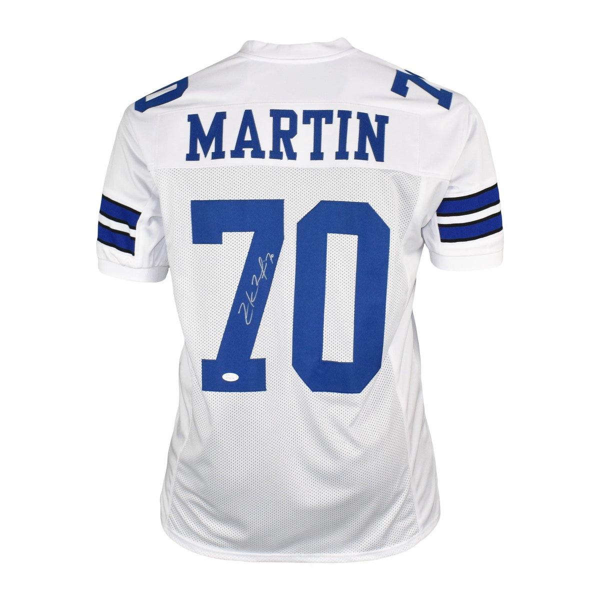 Zack Martin Signed Pro-Edition White Football Jersey (Beckett)