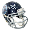 Derrick Mason Signed Tennessee Titans Speed Mini Football Helmet (JSA)