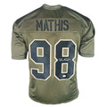 Robert Mathis Signed Indianapolis Salute to Service Football Jersey (JSA)