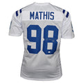 Robert Mathis Signed Indianapolis Pro White Football Jersey (JSA)