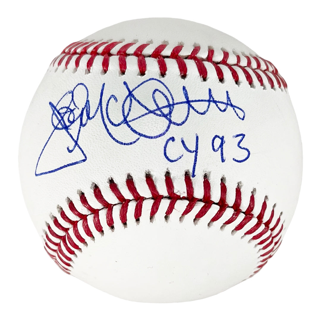 Jack McDowell Signed CY 93 Inscription Rawlings Official Major League Baseball (Beckett)