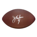 Jim McMahon Signed Chicago Bears Wilson Official NFL Replica Football (Beckett)