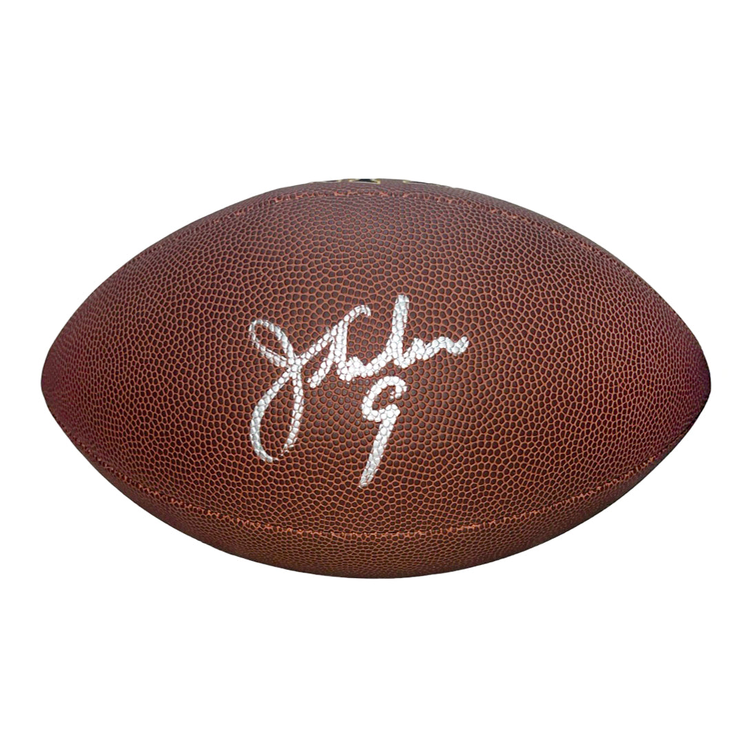 Jim McMahon Signed Chicago Bears Wilson Official NFL Replica Football (Beckett)