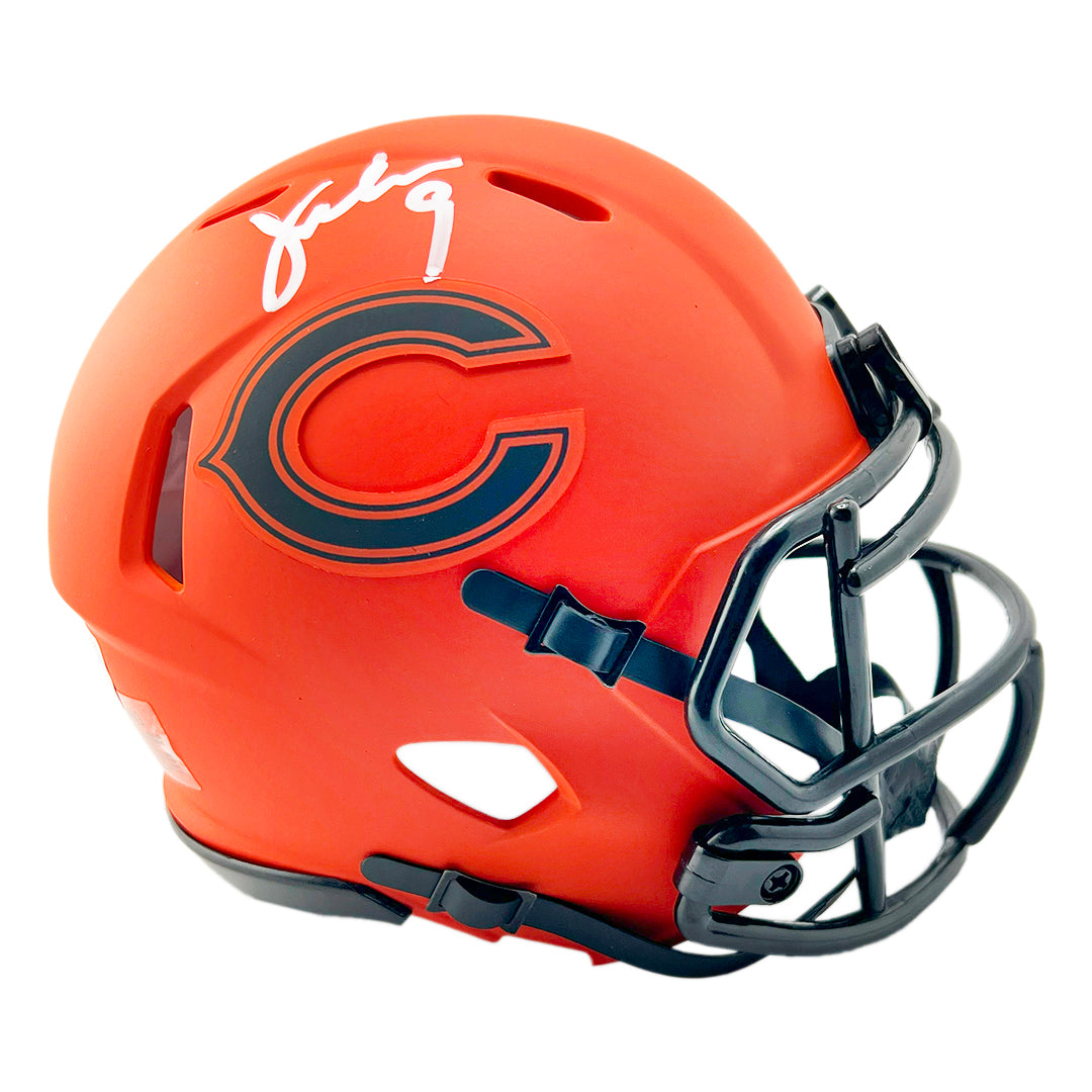 Jim McMahon Signed Chicago Bears Rave Mini Football Helmet (Beckett)