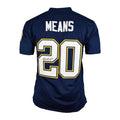 Natrone Means Signed San Diego Navy Football Jersey (JSA)