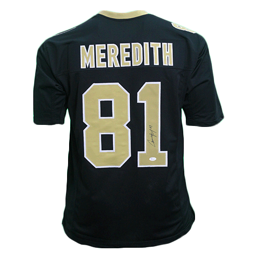 Cameron Meredith Autographed New Orleans Football Jersey Black (JSA)