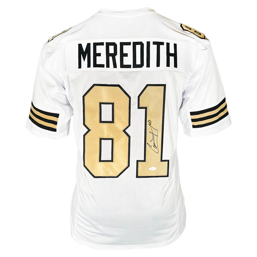 Cameron Meredith Signed New Orleans Color Rush Football Jersey (JSA)