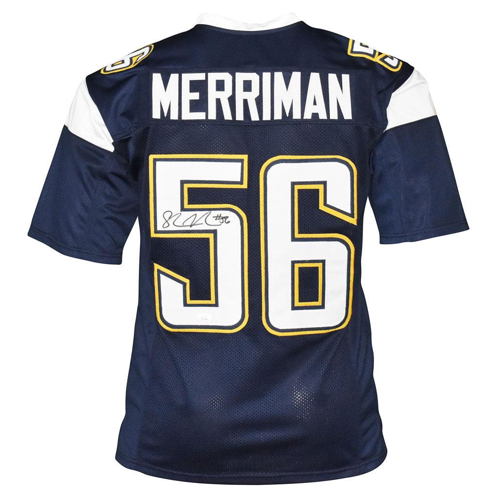Shawne Merriman Signed San Diego Navy Football Jersey (JSA)