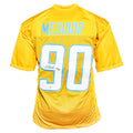 Akheem Mesidor Signed Los Angeles Yellow Football Jersey (JSA)