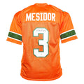 Akheem Mesidor Signed Miami College Orange Football Jersey (JSA)
