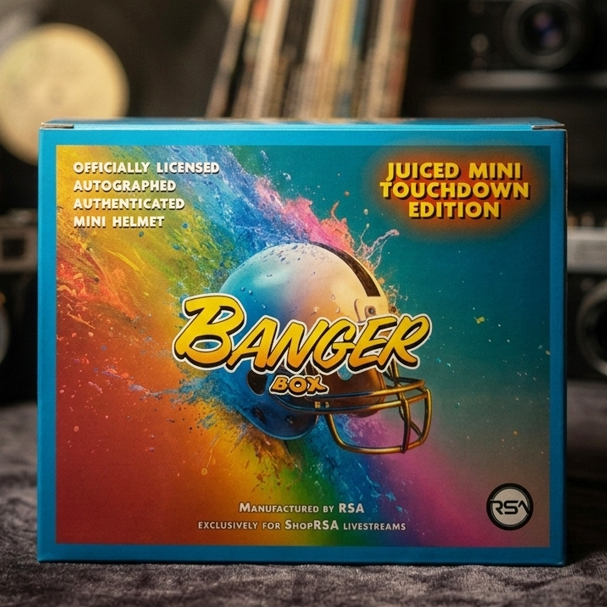 Juiced Autographed Mini Helmet Banger Box - Series 3