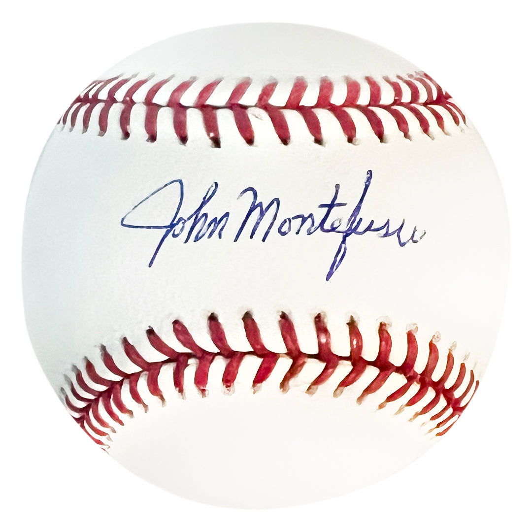 John Montesfusco Signed Rawlings Official Major League Baseball (Beckett)