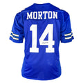 Craig Morton Signed Dallas Pro Royal Blue Football Jersey (JSA)