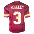 Mark Moseley Signed 82 MVP Inscription Washington Maroon Football Jersey (Beckett)