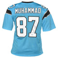 Muhsin Muhammad Signed Carolina Blue Football Jersey (Beckett)