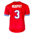 Dale Murphy Signed Blue Ink Atlanta Red Throwback Baseball Jersey (JSA)