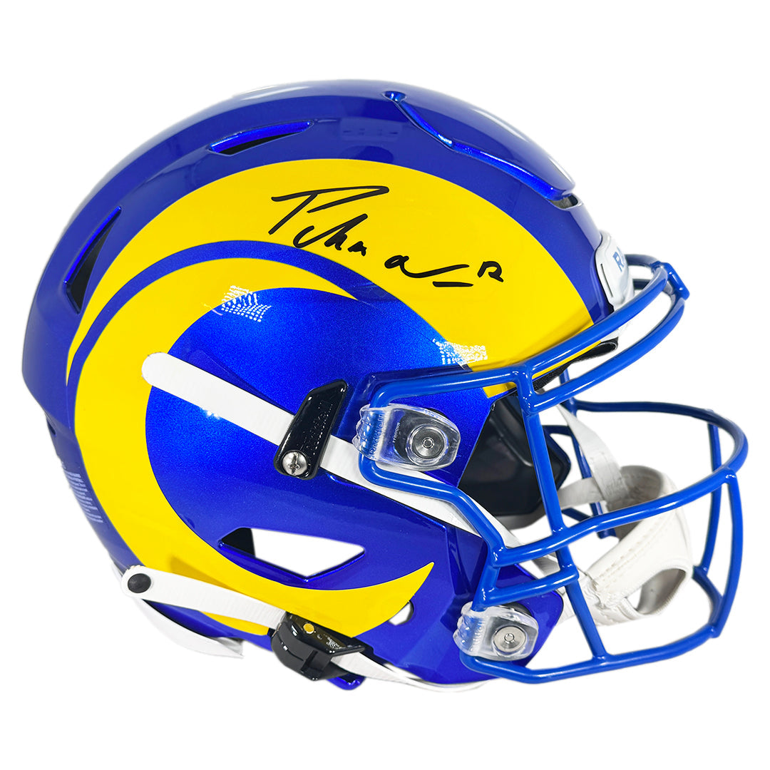 Puka Nacua Signed Los Angeles Rams Authentic SpeedFlex Full-Size Football Helmet (Fanatics)