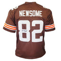 Ozzie Newsome Signed HOF 99 Inscription Cleveland Brown Football Jersey (JSA)