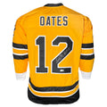 Adam Oates Signed Boston Yellow HOF 12 Hockey Jersey (Beckett)