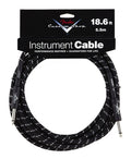 Fender Instrument Cable - 18.6' - Black Tweed (Default)
