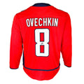 Alexander Ovechkin Signed Stanley Cup Patch Authentic Washington Capitals Red 5XL Hockey Jersey (JSA)