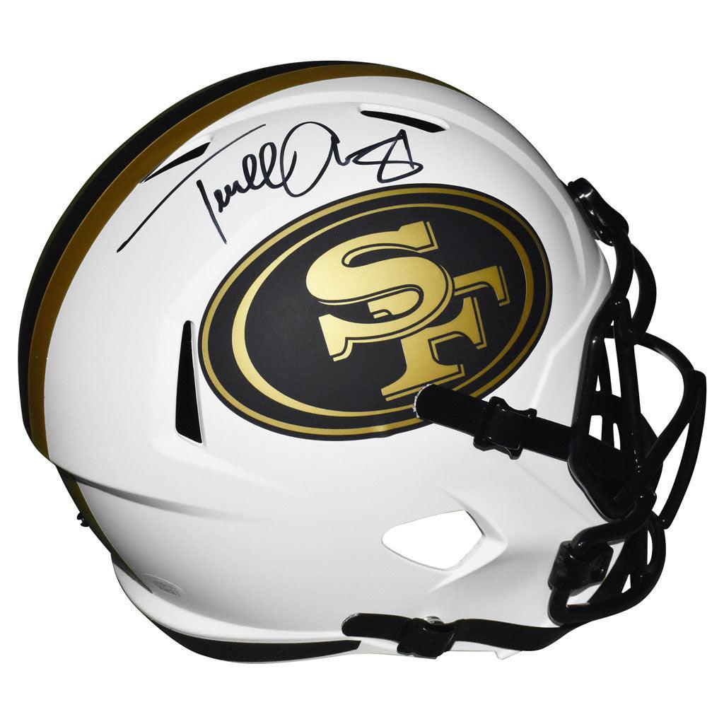 Terrell Owens Signed San Francisco 49ers Lunar Eclipse Speed Full-Size Replica Football Helmet (JSA)