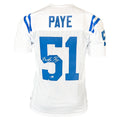 Kwity Paye Signed Indianapolis White Football Jersey (Beckett)