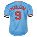 Terry Pendleton Signed St Louis Blue Baseball Jersey (JSA)