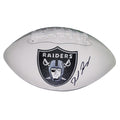 Denzel Perryman Signed Las Vegas Raiders Official NFL Team Logo Football **some smudging**(JSA)