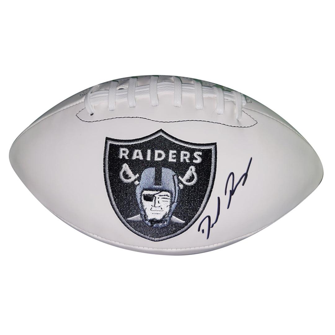 Denzel Perryman Signed Las Vegas Raiders Official NFL Team Logo Football **some smudging**(JSA)