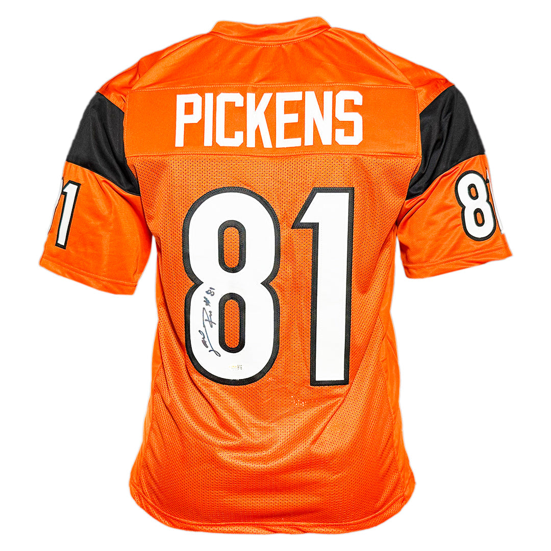 Carl Pickens Signed Cincinnati Orange Football Jersey (JSA)