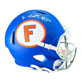 Kyle Pitts Signed Florida Gators Blue Speed Full-Size Replica Football Helmet (Beckett)