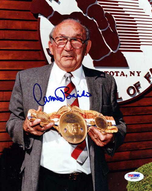 Carmen Basilio Autographed 8x10 Photo PSA/DNA #Q95857