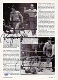 Nino Benvenuti Autographed Magazine Page Photo PSA/DNA #Q95887