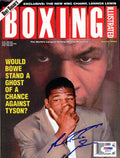 Riddick Bowe Autographed Boxing Illustrated Magazine Cover PSA/DNA #Q95933