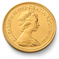 British English Gold Sovereign New Queen Elizabeth