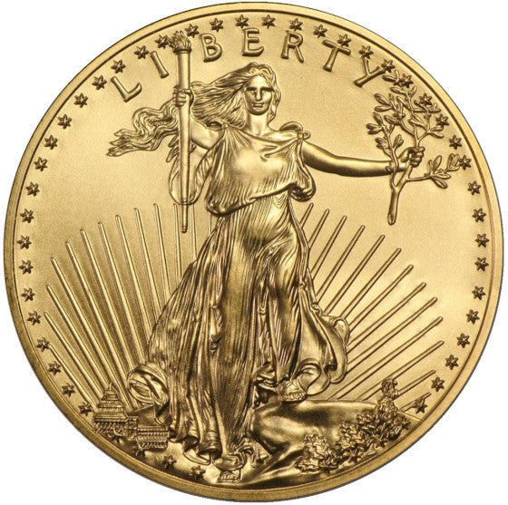 Half Ounce American Gold Eagle Coin BU (Random Year)