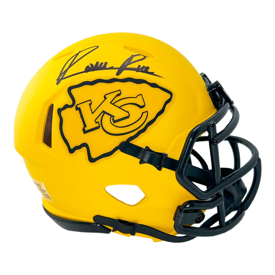 Rashee Rice Signed Kansas City Chiefs Rave Mini Football Helmet (JSA)