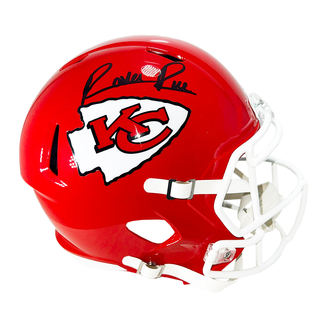 Rashee Rice Signed Kansas City Chiefs Speed Full-Size Replica Football Helmet (JSA)