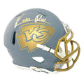 Rashee Rice Signed Kansas City Chiefs Slate Alternate Speed Mini Football Helmet (JSA)