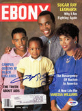 Sugar Ray Leonard Autographed Magazine Cover PSA/DNA #S42752