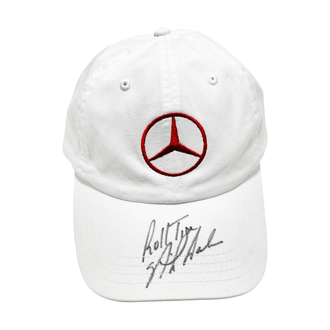 Nick Saban Signed Roll Tide Inscription Mercedes Hat (JSA)
