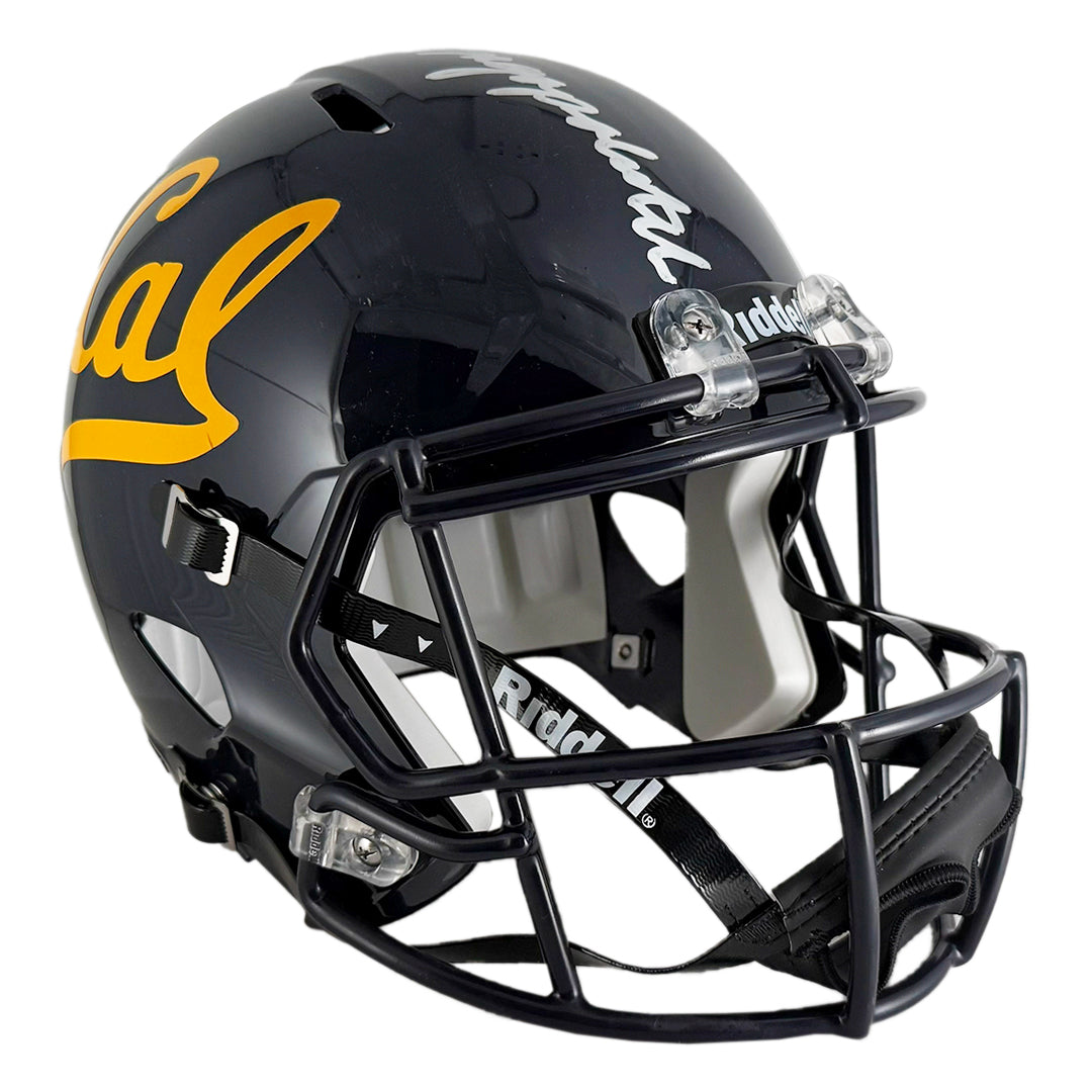 Jaron-Keawe Sagapolutele Signed California Golden Bears Speed Full-Size Replica Football Helmet (JSA)