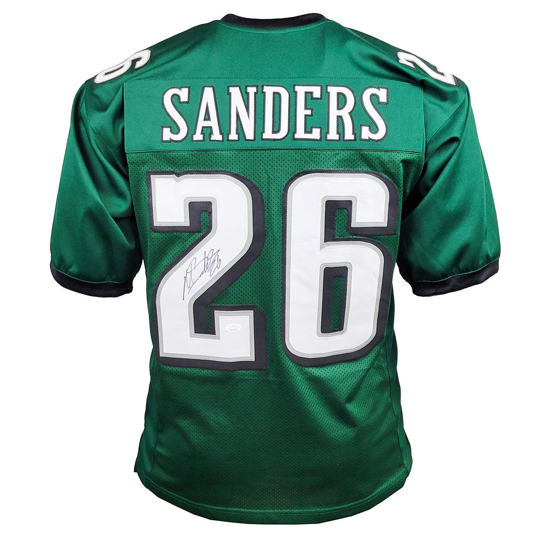 Miles Sanders Signed Philadelphia Green Football Jersey (JSA)