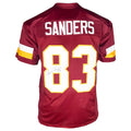 Ricky Sanders Signed Washington Red Football Jersey (JSA)