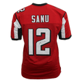 Mohamed Sanu Sr Atlanta Red Autographed Football Jersey (JSA)