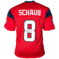 Matt Schaub Signed Houston Red Football Jersey (JSA)