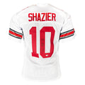 Ryan Shazier Signed Ohio State College White Football Jersey (JSA)