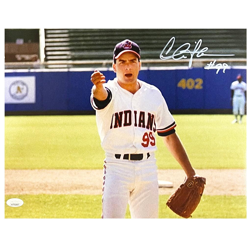 Charlie Sheen Signed 11x14 Photo Pose 2 (JSA)